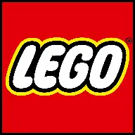 Logo de Lego, une marque qui fabrique les blocs de construction Lego.