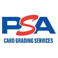 PSA logo which is a grading company which authenticates collectible cards