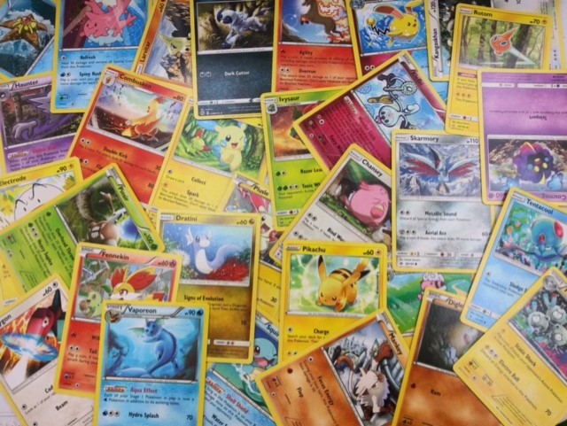 Sell your Cards A lot of Pokémon cards like Pikachu, Vaporeon, Mankey, Seal, Tentacool, Magnamite, Chansey and many more