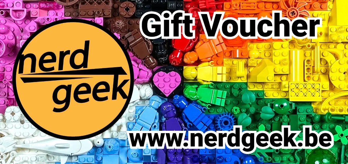 A gift card with the nerdgeek logo and website mentioned. To show where the gift voucher can be used.