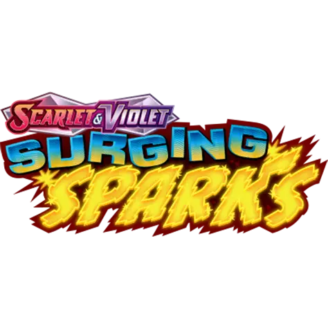 Pokémon Trading Card Game Scarlet & Violet Surging Sparks Logo