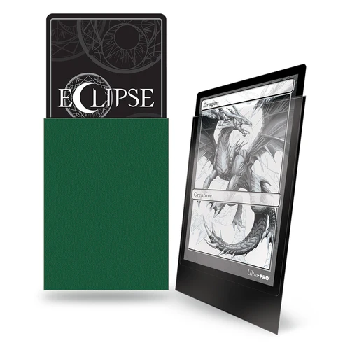 Eclipse PRO MATTE Deck Protector Sleeves - 100x Dark Green