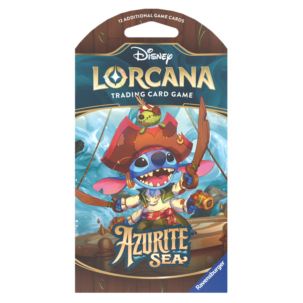 Disney Lorcana TCG: Azurite Sea Sleeved Booster 