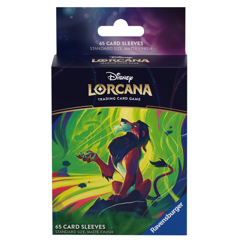 Disney Lorcana TCG: Azurite Sea Card Sleeves Scar