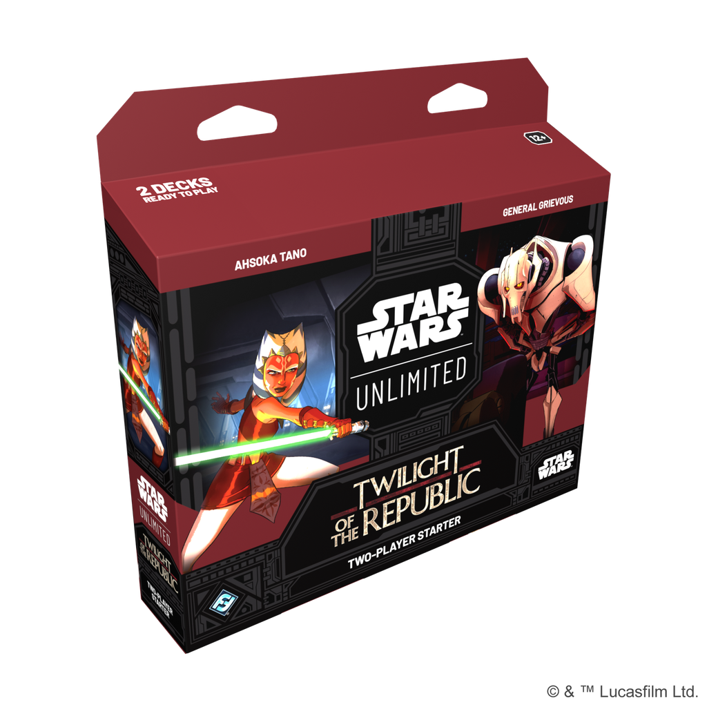 Star Wars: Unlimited - Twilight of The Republic Two-Player Starter - Ahsoka Tano & General Grievous