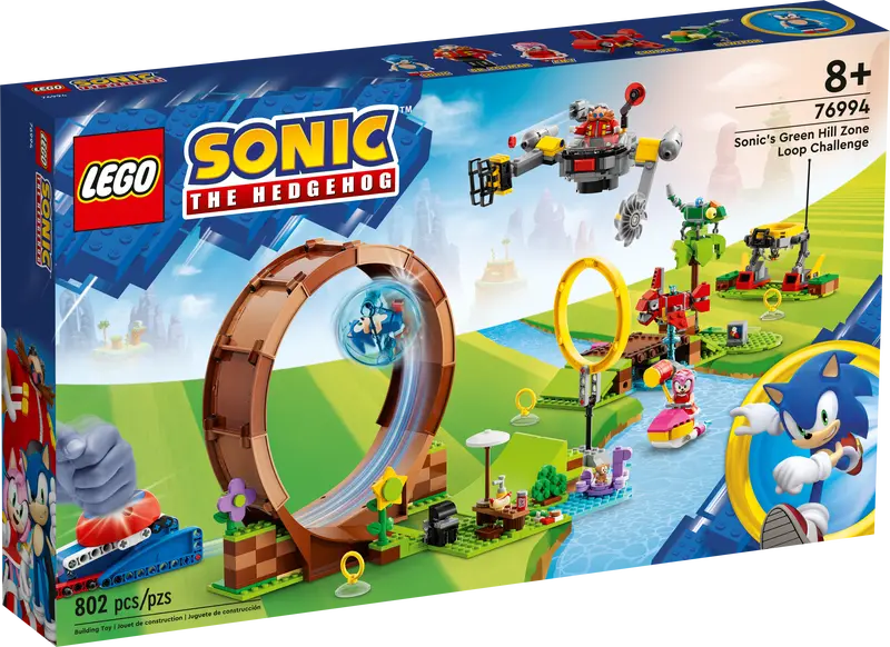 LEGO 76994 Sonic et le défi du looping de Green Hill Zone