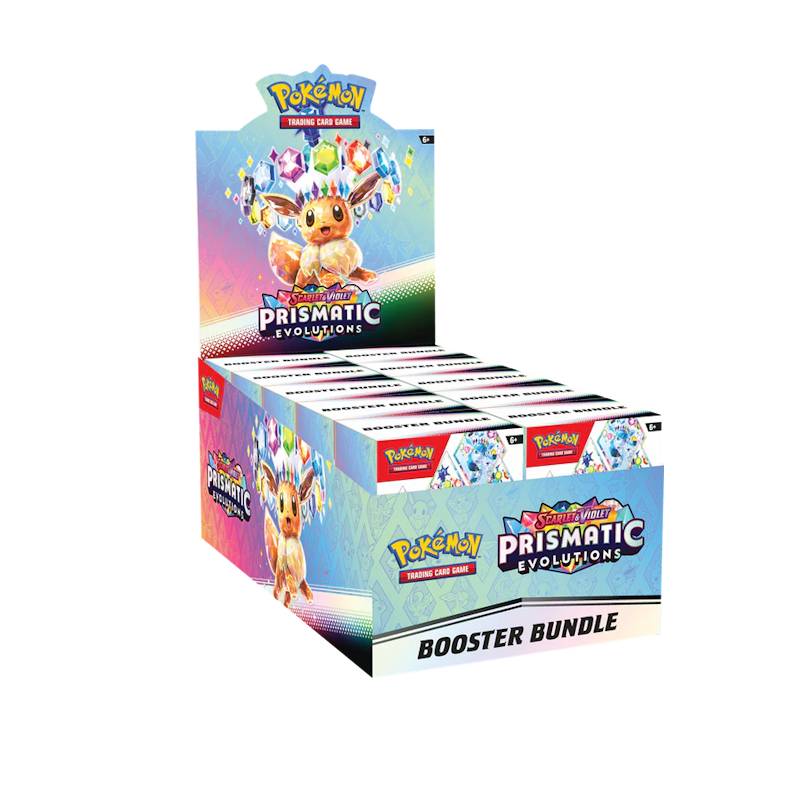 Pokémon TCG: Scarlet & Violet - Prismatic Evolutions Booster Bundle Case