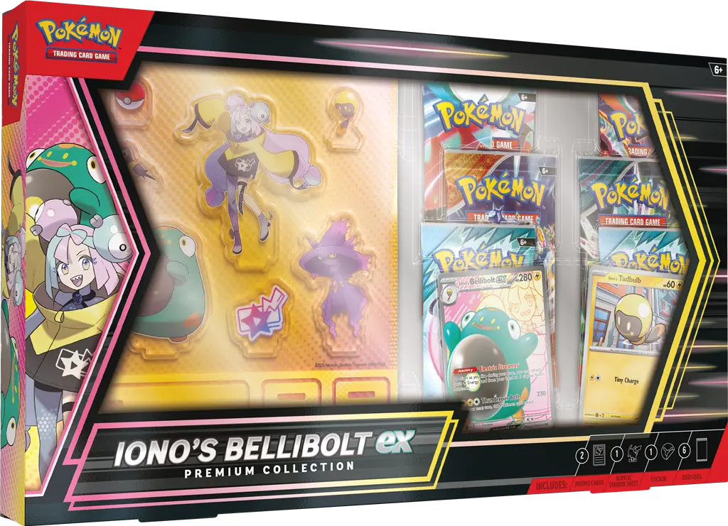  Pokémon TCG: Iono's Bellibolt Ex Premium Collection