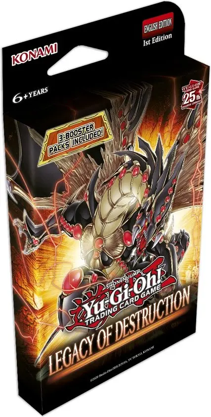 Yu-Gi-Oh! TCG Legacy Of Destruction 3-Pack Tuckbox