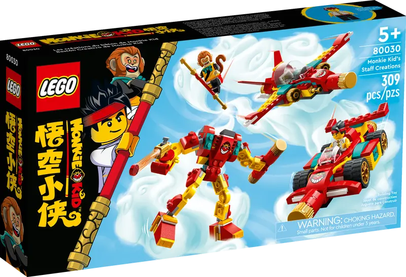 LEGO 80030 Les créations du bâton de Monkie Kid