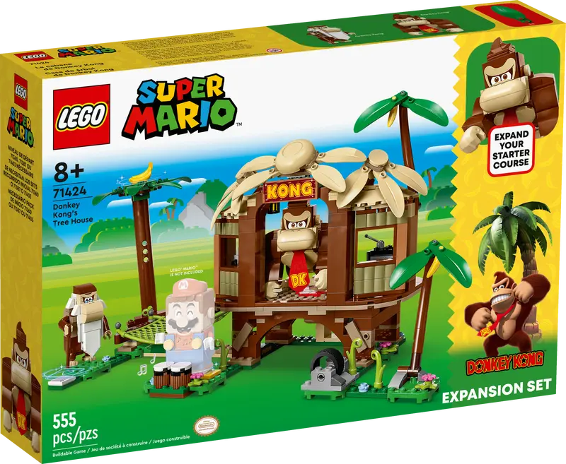 LEGO 71424 Donkey Kong's Tree House Expansion Set