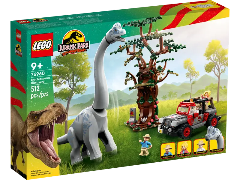 LEGO 76960 La découverte du brachiosaure