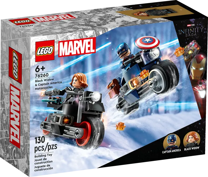 LEGO 76260 Black Widow & Captain America motoren