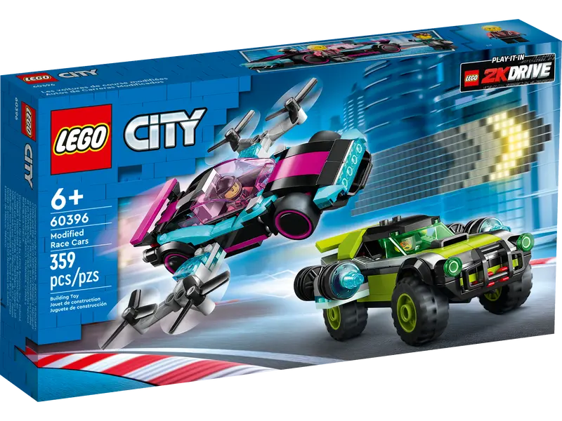 LEGO 60396 Les voitures de course modifiées