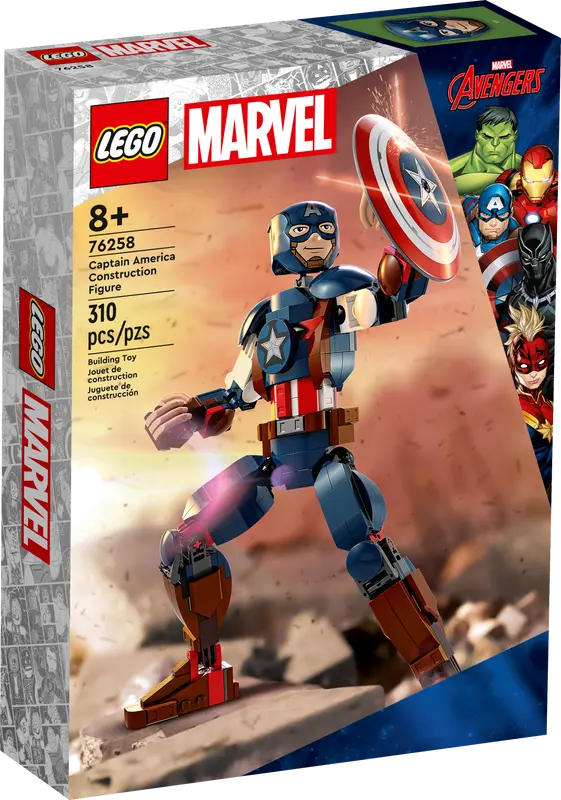 LEGO 76258 Captain America bouwfiguur