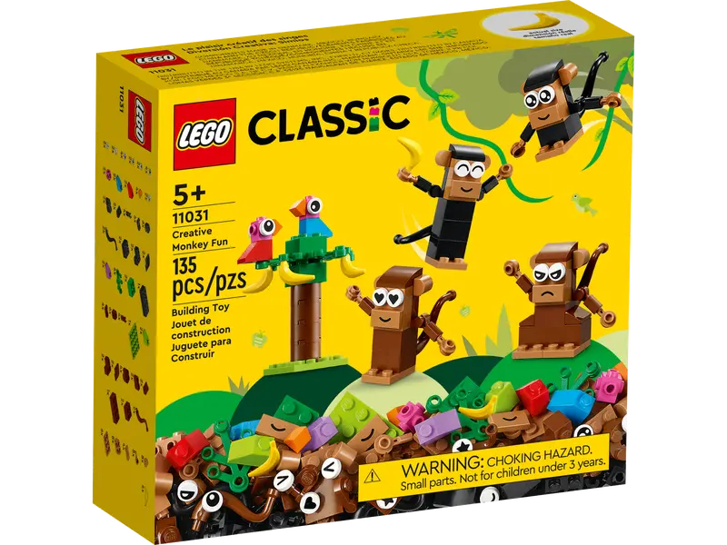 LEGO 11031 L’amusement créatif avec des singes