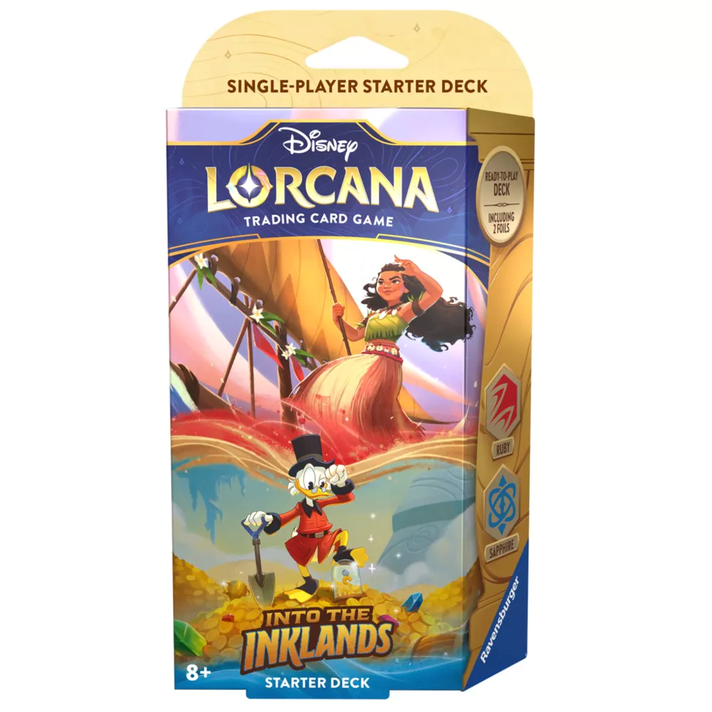 Disney Lorcana TCG: Into the Inklands Starter Deck Moana & Scrooge McDuck