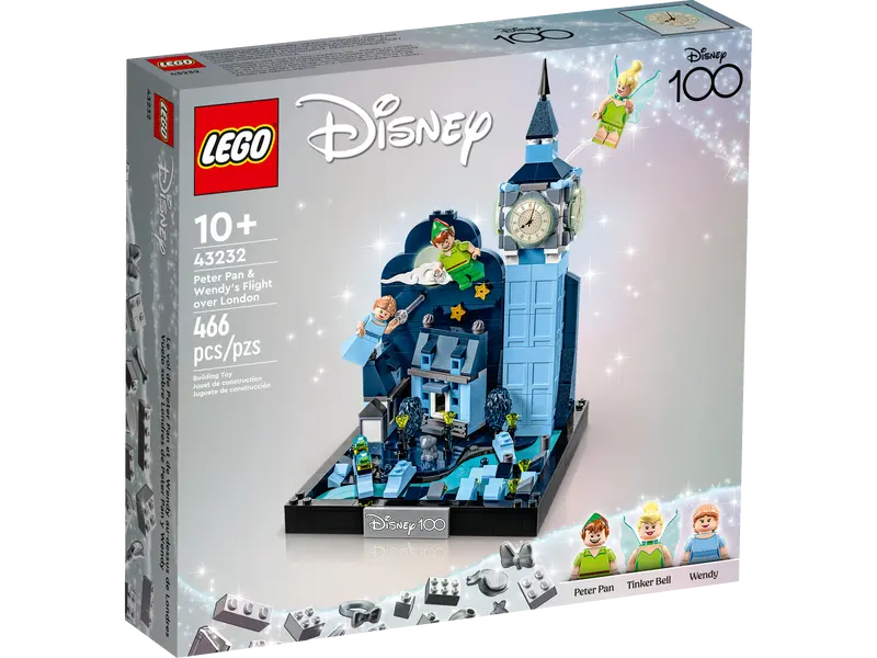 LEGO 43232 Le vol de Peter Pan et Wendy au-dessus de Londres