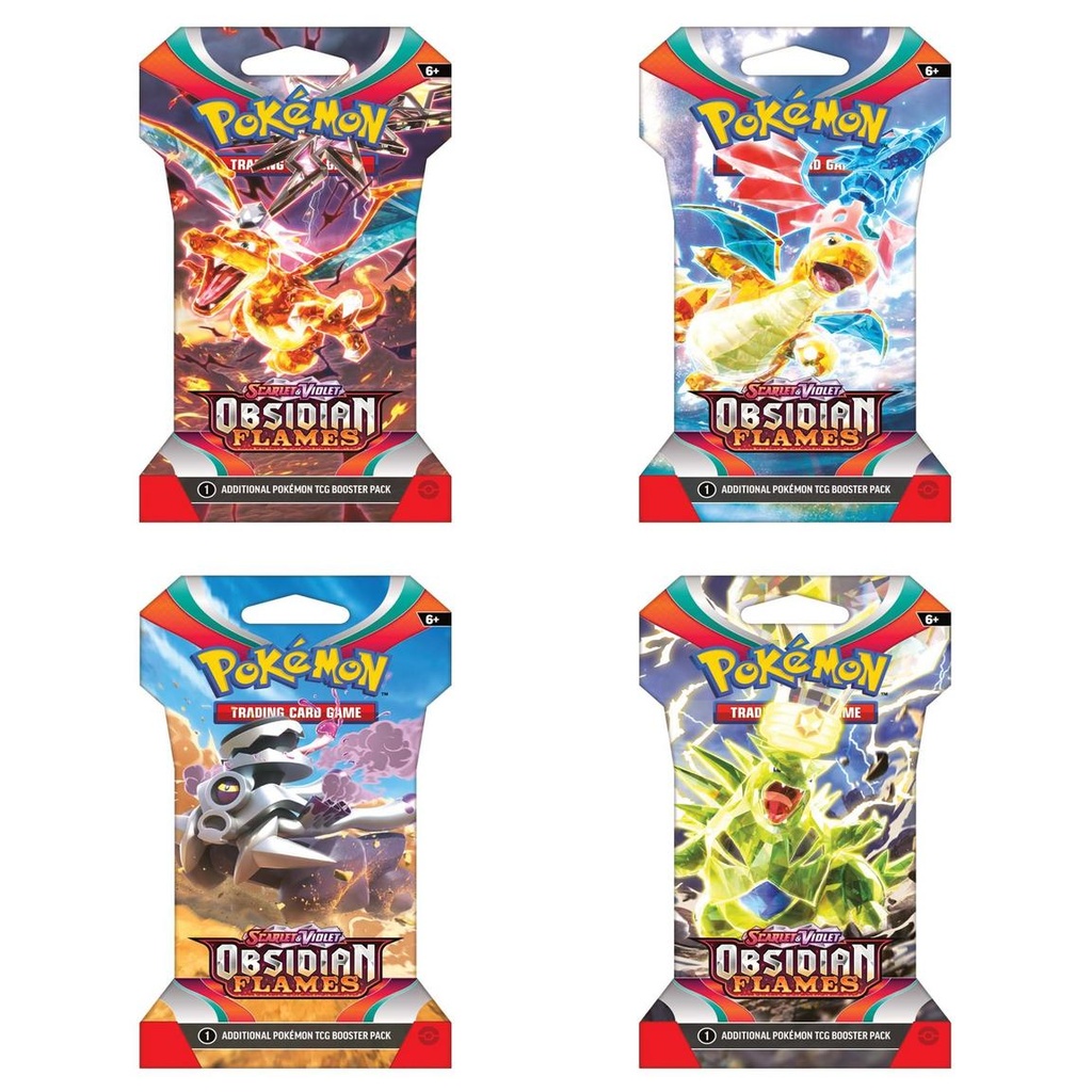 Pokémon TCG: Scarlet & Violet - Obisidian Flames Sleeved Booster