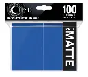 Eclipse PRO MATTE Deck Protector Sleeves - 100x Dark Blue