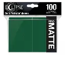 Eclipse PRO MATTE Deck Protector Sleeves - 100x Dark Green