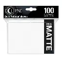 Eclipse PRO MATTE Deck Protector Sleeves - 100x White