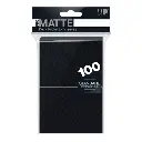 PRO MATTE Deck Protector Sleeves - 100x Black