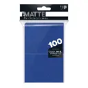 PRO MATTE Deck Protector Sleeves - 100x Dark Blue