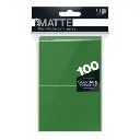 PRO MATTE Deck Protector Sleeves - 100x Dark Green