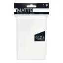 PRO MATTE Deck Protector Sleeves - 100x White