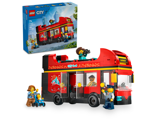 LEGO 60407 Red Double-Decker Sightseeing Bus