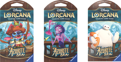 Disney Lorcana TCG: Azurite Sea Sleeved Booster 