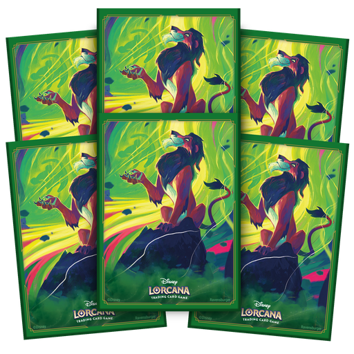 Disney Lorcana TCG: Azurite Sea Card Sleeves Scar