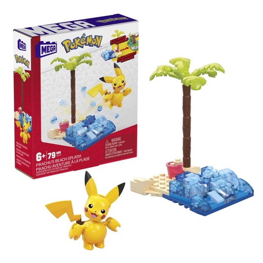 MEGA Pokémon Pikachu Aventure À La Plage