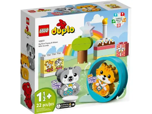 LEGO 10977 Mes premiers chiot et chaton avec effets sonores