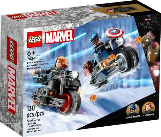 LEGO 76260 Black Widow & Captain America motoren