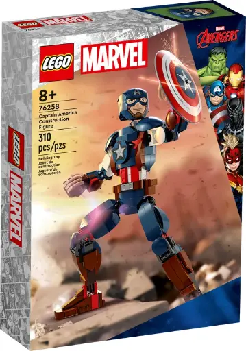 LEGO 76258 Captain America bouwfiguur