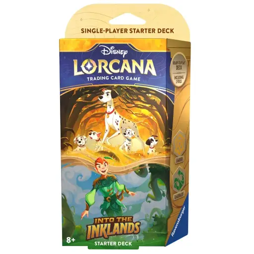 Disney Lorcana TCG: Into the Inklands Starter Deck Pongo & Peter Pan