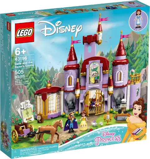 LEGO 43196 Le château de la Belle et la Bête 