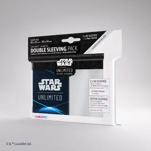 Star Wars: Unlimited Double Sleeving Pack - Card Pack Blue