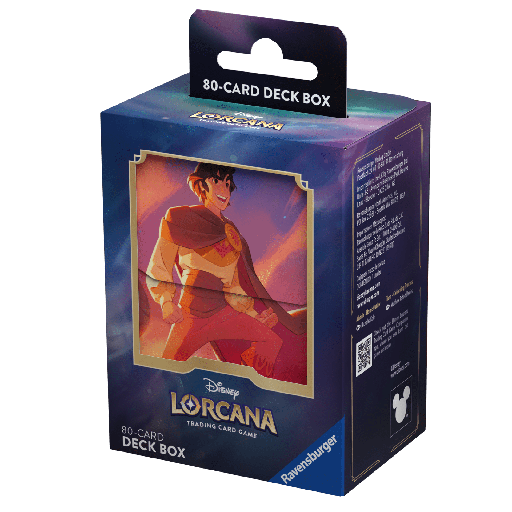 Disney Lorcana TCG: Shimmering Skies Deck Box Aladdin