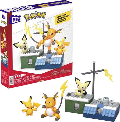 MEGA Pokémon 159 Pikachu Evolution Set