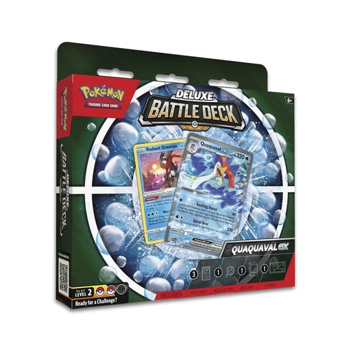 Pokémon TCG: Quaquaval ex Deluxe Battle Deck