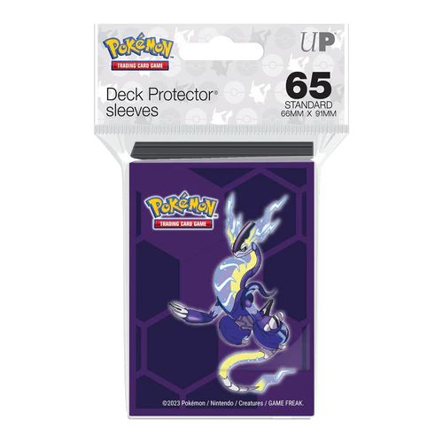 Pokémon TCG: 65x Miraidon UP Deck Protector Sleeves 