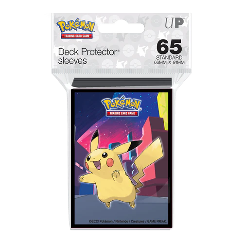 Pokémon TCG: 65x Shimmering Skyline Pikachu UP Deck Protector Sleeves