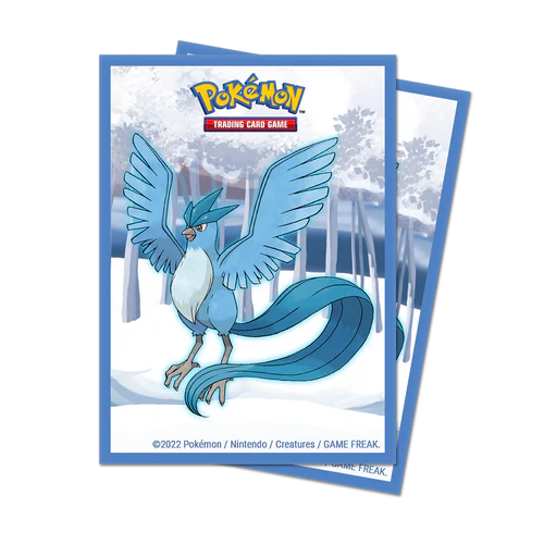 Pokémon TCG: 65x Frosted Forrest Articuno UP Deck Protector Sleeves