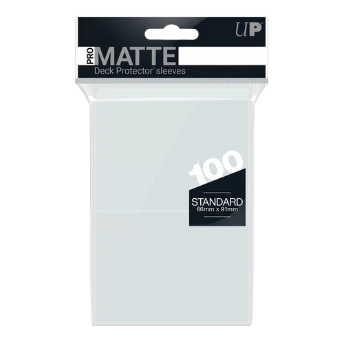 PRO MATTE Deck Protector Sleeves - 100x Clear