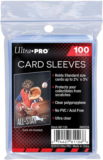 UP Card Sleeves - 100x Clear